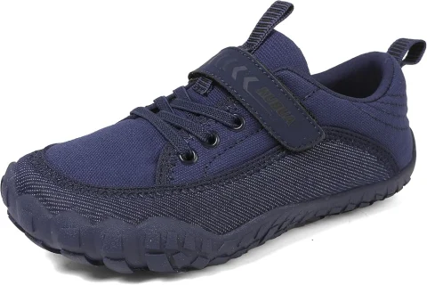 KUBUA Kids Barefoot Shoes Girls Slip On Sneakers