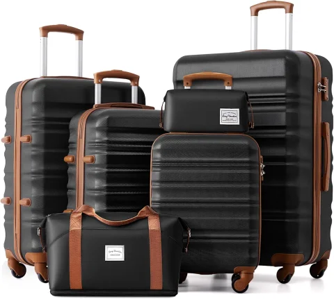 LONG VACATION 6 Piece Luggage Set